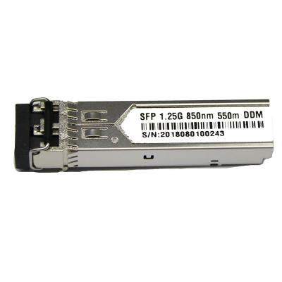 China FTTH FTTB FTTX Network GLX-SX-MMD 1.25Gb/s SFP Transceiver MMF 850nm 550m SFP Fiber Transceiver Module for sale