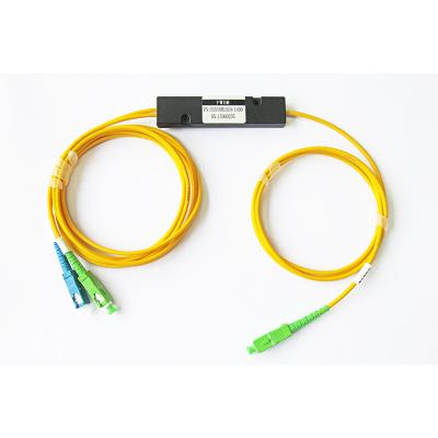 China Fiber Optic Equipment 1x2 FWDM 1310nm 1490nm 1550nm FWDM Module Splitter FWDM Splitter for sale