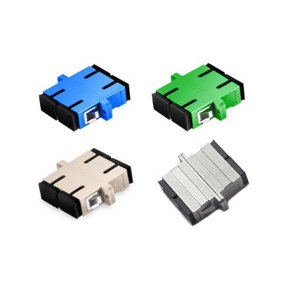 China Low Insertional Loss SC To UPC Fiber Optic Adapter Mutimode MM Duplex Metal Single Mode Adapter Connector for sale