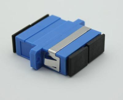 China Fiber Optic Adapter SC-UPC Duplex Channel Fiber Coupler SC-UPC Single Mode Split Type Adapter for sale