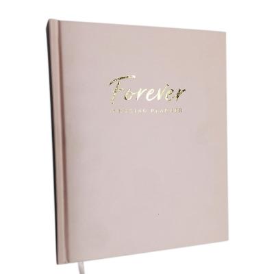 China Custom Printing Hardcover Factory Wholesale Customization Hardcover Wedding Planner Diary Notebook for sale