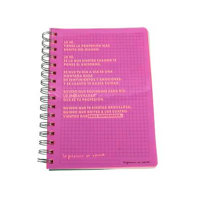 China Custom High Quality Durable A5 Spiral Planner Sprial Notebook For School Office Notebooks for sale