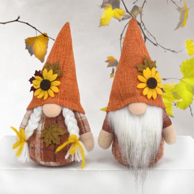 China Fashional Autumn Farmhouse Decorative Gnome Fall Harvest Thanksgiving Craft Gift Home Ornaments for sale