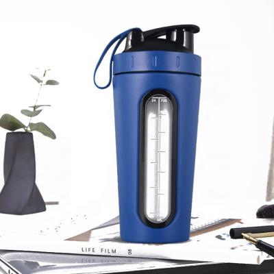 China Tumbler Stainless Steel Doule Viable Wall Vacuum Insulated Protein Shaker Water Bottle Flask for sale