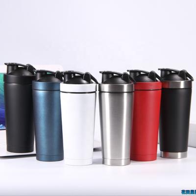 China Sustainable Stainless Steel Vacuum Tumbler Shaker Flask For Gym for sale