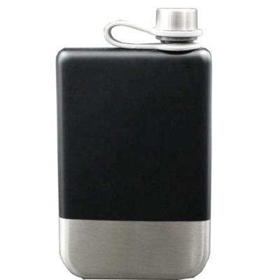 China 2021 Minimalist Hip Flask 9 Ounce Hot Sale 9Oz Pocket Hip Flask Metal Whiskey Stainless Steel Hip Flask for sale