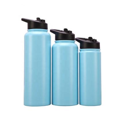 China Hot Selling PORTABLE On Amazon Double Wall Flask White Color SS Water Bottle For Yoga Water Bottle for sale