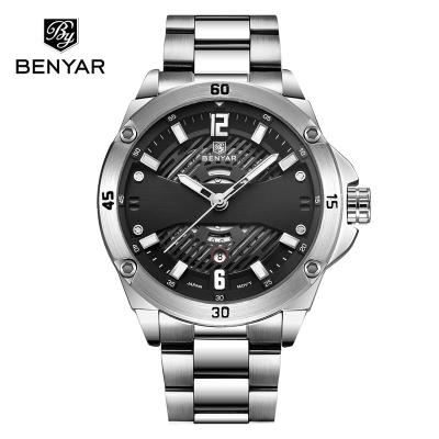 China Hot Selling Benyar Chronograph Men's Japan Miyota Movement Quartz Watch for sale