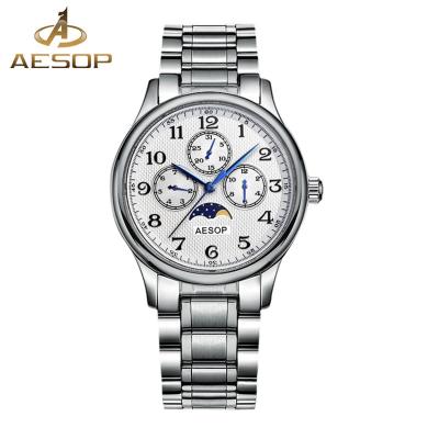 China Popular Aesop Chronograph Men's Week Display Sapphire Crystal Chronograph Quartz Wrist Watches for sale