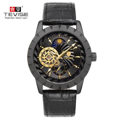 China TEVISE Chronograph Watches Mens Luxury Tourbillon Watches Automatic Movement for sale