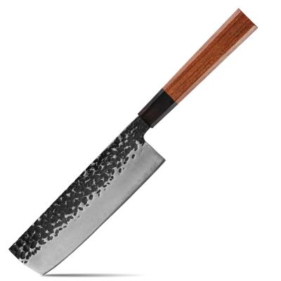 China Viable Professional Handmade High Carbon Steel Japanese Nakiri Knife for sale