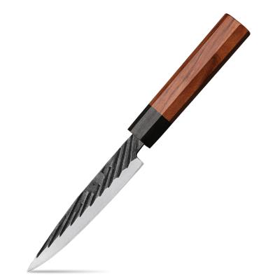 China 5 Inch Viable High Quality Stainless Japanese Kitchen Serving Knife With Rosewood Handle for sale