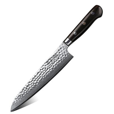 China Japanese Knife Steel Chef's Hi-Performance Damascus Kitchen Gyuto Knife for sale