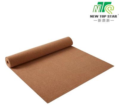 China 2mm Eco Cork Underlayment High Density Comfort Step Noise Reduction for sale