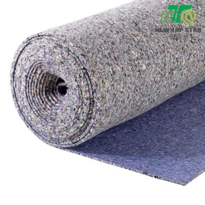 China Comfort Step Carpet Felt Underlay 4mm High End With PE Film for sale