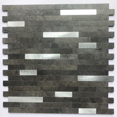 China Wholesale Parquet Foshan Factory Metal Peel and Stick Slab Use for Bathroom Kitchen Living Room Bed Room for sale