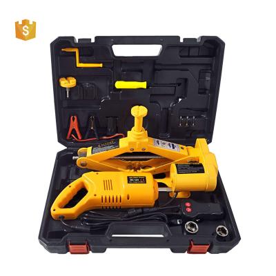 China Auto Repair Tools 3t Electric Car Jacks DC 12v Set Hot Sale High Quality Electric Scissor Car Jacks 3ton Heavy Duty Vehicles for sale