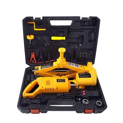 China Auto Repair Tools Portable 12v Ton Jack Kit 2 Ton Electric Car DC Hydraulic Jack For Sports Car Trucks Pickup for sale