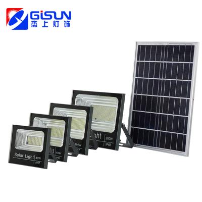 China Outdoor Waterproof Aluminum Tempered Billboard High Efficiency IP67 Stadium 25w 40w 60w 100w 200w Glass Led Solar Flood Light for sale