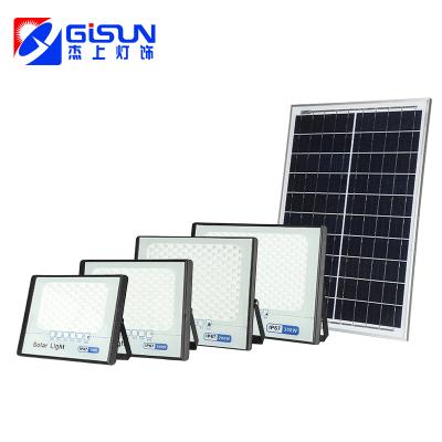 China Camping ip67 SMD 50w 100w 200w 300w billboard high lumen high bright outdoor waterproof camping led solar flood light for sale