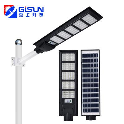 China Hot Selling Time Switch Motion Sensor Road Lighting ABS 30 60 90 120 150 180 Watt Smart All In One Led Solar Street Light for sale