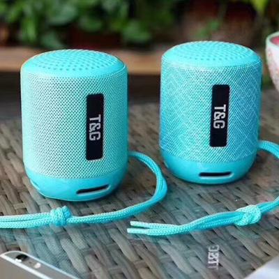 China Creative Phone Function Speaker Wholesale Colorful Cloth High Fidelity Speakers With Lanyard Wireless Bass Mini Audio for sale