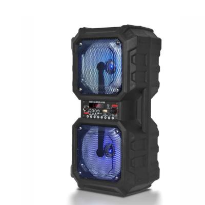 China 6.5 Inch Wireless Dual Blue Tooth Loudspeaker 6.5 Inch Wireless Party Speaker DJ Cart Portable High Power Outdoor Speakers Great For Parties for sale