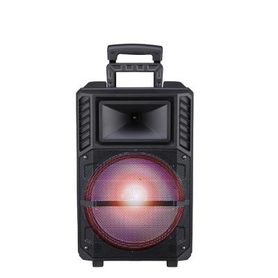 China DJ Wireless Outdoor Speakers 12 Inch Large Subwoofer High Power Portable Wireless Net Light BT Audio Outdoor Speaker for sale