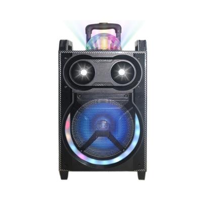 China Wireless Karaoke Party Speakers 10 Inch Party Speaker High Power Home Karaoke Party Cart Outdoor Colorful Lights for sale