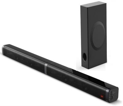 China Computer soundbar 2.1 soundbar TV soundbar 2021 radio subwoofer 120w BT speaker combination soundbar with subwoof for sale