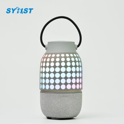 China 2021 New Arrival Eco-friendly Decorative LED Lamps Waterproof IP67 Wireless Outdoor Speaker Table Lamp for sale