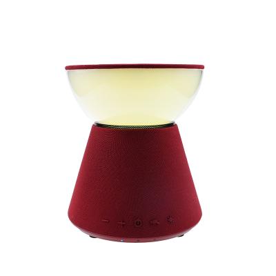 China Factory Hot Sale High Quality Instrument Phone Function Bedside Mini Wireless Fast Charging Led Light Lamp Electronic Speaker for sale