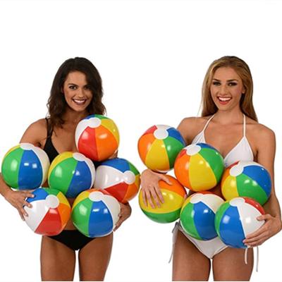 China Wholesale Inflatable Colorful Water Polo Toys For Children Adults Ball Beach Pool Toy HEBEIER for sale