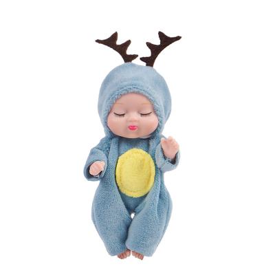 China HEBEIER Changeable Mini Cute Sleeping Baby - Simulation Doll Reborn Angel Baby Bionic Comfort Doll Accessories Girl Toy For Kids for sale