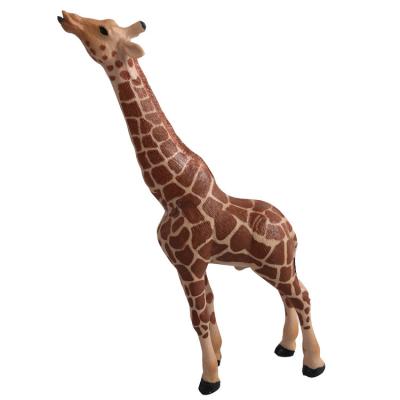 China 7-14 Years HEBEIER Cheap PVC Giraffe Wild Zoo Customized Parice Realistic Animal Model Toys For Christmas Gifts for sale