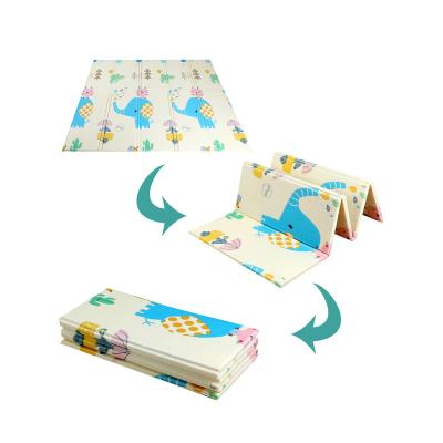 China Baby Crawing+Waterproof 200*180cm Baby Blanket Mat Baby Climbing Pad Kids Cartoon Foldable Game Mat Xpe Puzzle Children's Games Mats Toys For Child for sale