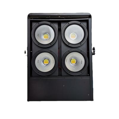 China Variable Speed ​​(1-30Hz) Studio Led Stage Light 400W Led Blinder 4x100W 2in1 Led Audience Blinder DJ Lights for sale