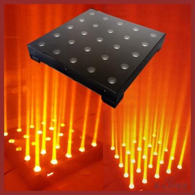 China 25*3W warm white cool white led stage dance floor beam light, dmx tv show led floor light for sale