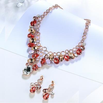 China TRENDY Necklace Customized Fashion Jewelry Necklace And Earrings Sets Pendant Necklace Stainless Steel For Women for sale