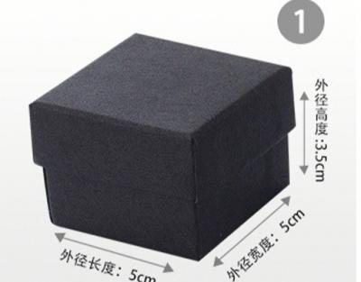 China Jiacui Jewelry Boxes Jewelry Storage Box Black Custom Logo Packing Boxes Jewelry Box for sale