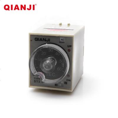 China QIANJI China 8 Pin Electromagnetic 12VDC Delay Time Sealed Relay ST3P for sale