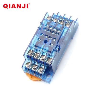 China QIANJI Store China 7A Sealed Inline Relay Sockets For Industrial Relay PYF14A-S for sale