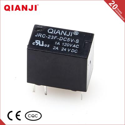 China QIANJI China Sealed 2A Suppliers Caring 2A 120VAC/24VDC Current PCB Relay for sale