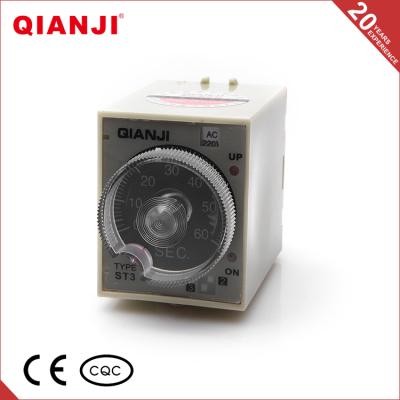 China QIANJI Super Quality Electrical Sealed Manufacturer Over Delay Time Relay ST3P AC380V for sale