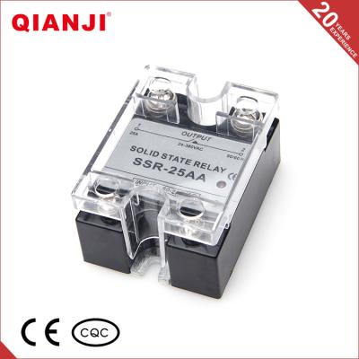 China Sealed QIANJI Zhejiang Factory Selling Electrical Black Color 12V Solid State Relays for sale