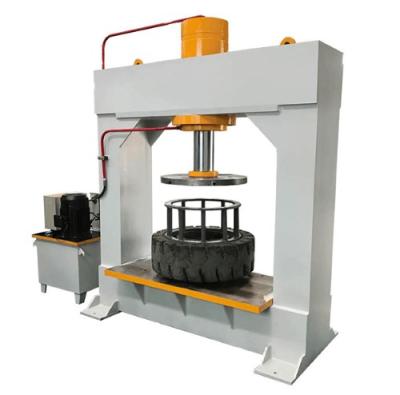 China Tire Switch 120 Ton Hydraulic Forklift Solid Tire Press Machine for sale