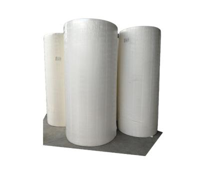 China Raw Materials / Jumbo Reels Carrier Paper 3 Ply Layer & Virgin Wood Pulps Jumbo Roll Toilet Paper Tissue And Wadding Material Tissues Forming Carrier Tissue Top Sheet for sale