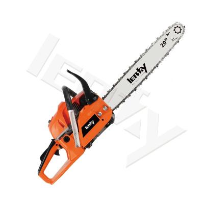 China 2-Stroke 58CC Chainsaw Power Chainsaws Shears Chainsaw For Yard Tree for sale