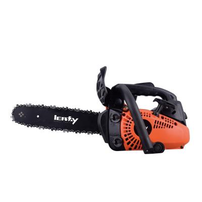 China 2-Stroke 25cc Chainsaw Handle Chainsaw 2500 Top Shaft Cutting Machine Price for sale