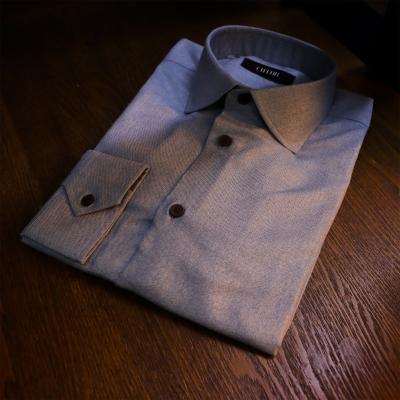 China Custom Elastic Business High Quality Anti Wrinkle MTM Tailor Anti Wrinkle Men's Dress Shirt Advertised Cotton Formal Shirt For Man for sale